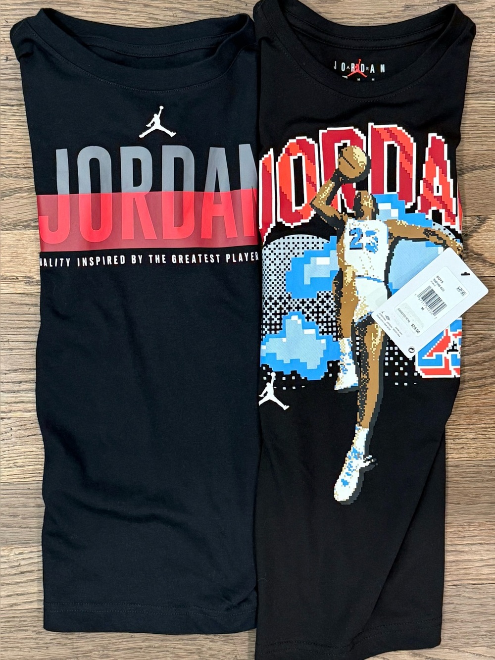Boys Jordan Graphic Tees—One NWT